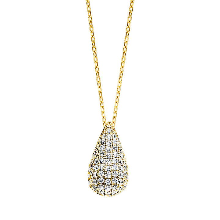 Collier Julie Julsen avec pendentif Crystal Drop - JJNE33819-G