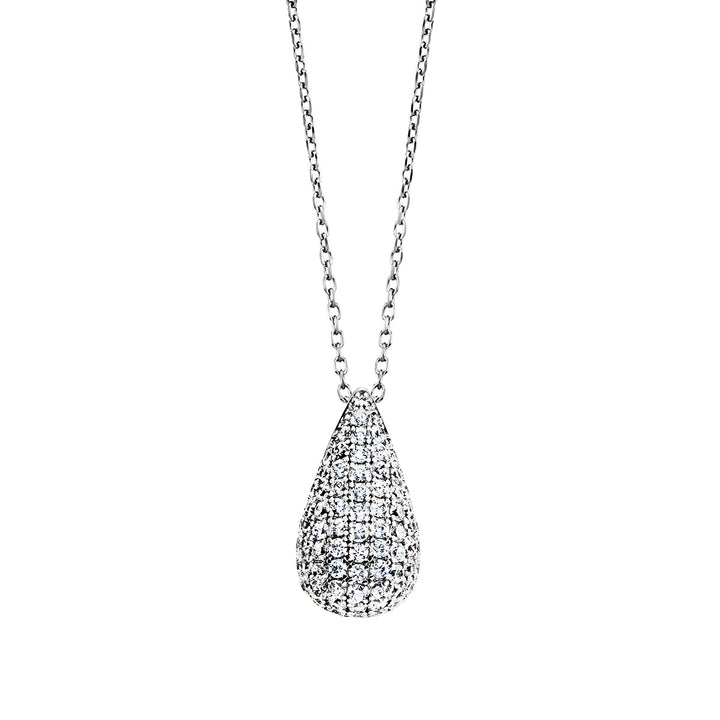 Julie Julsen Crystal Drop Halskette mit Anhänger - JJNE33819S