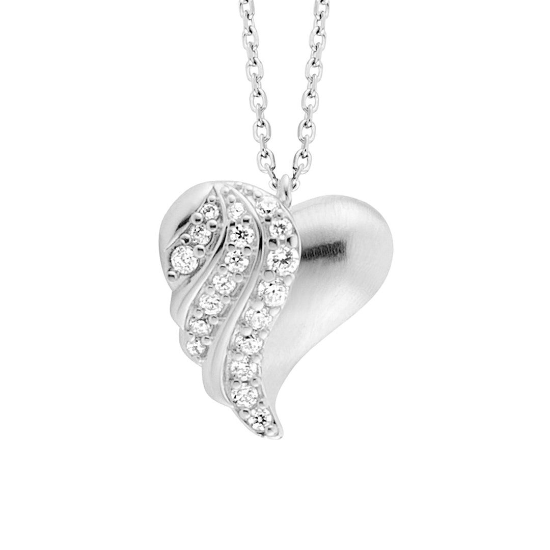 Julie Julsen Halskette mit Anhänger Heart - JJNE33847-S