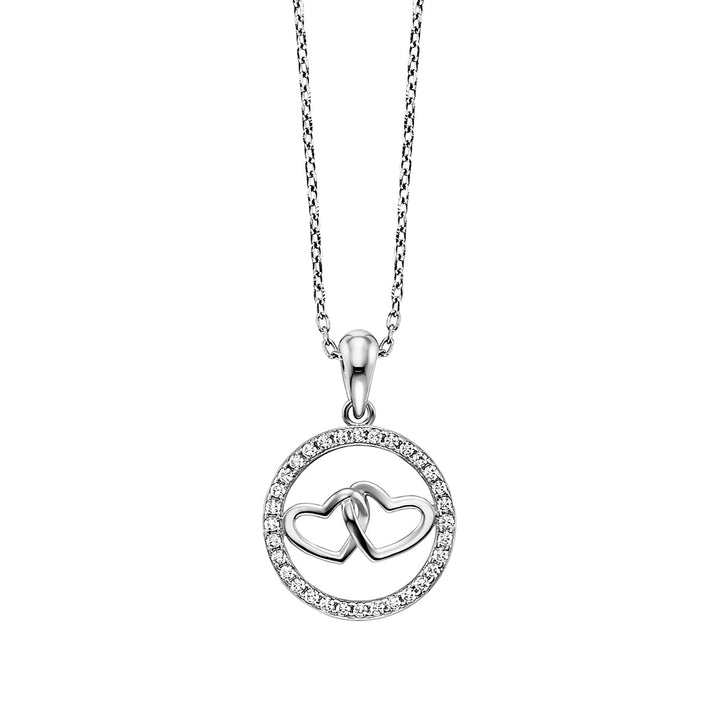 Julie Julsen Collier avec pendentif Cœurs - JJNE34928-S