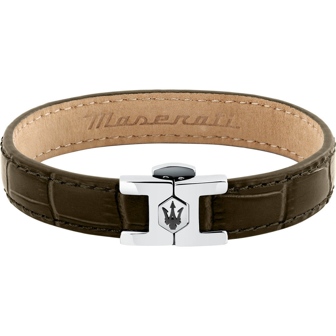 Maserati Leather Bracelet - JM2269LA03