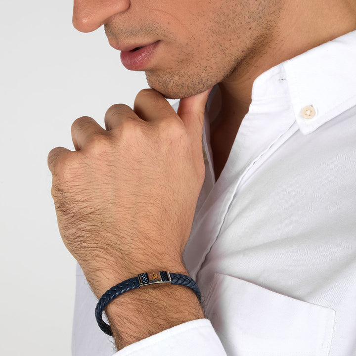 Maserati Recycled Leather Armband - JM4249IK03