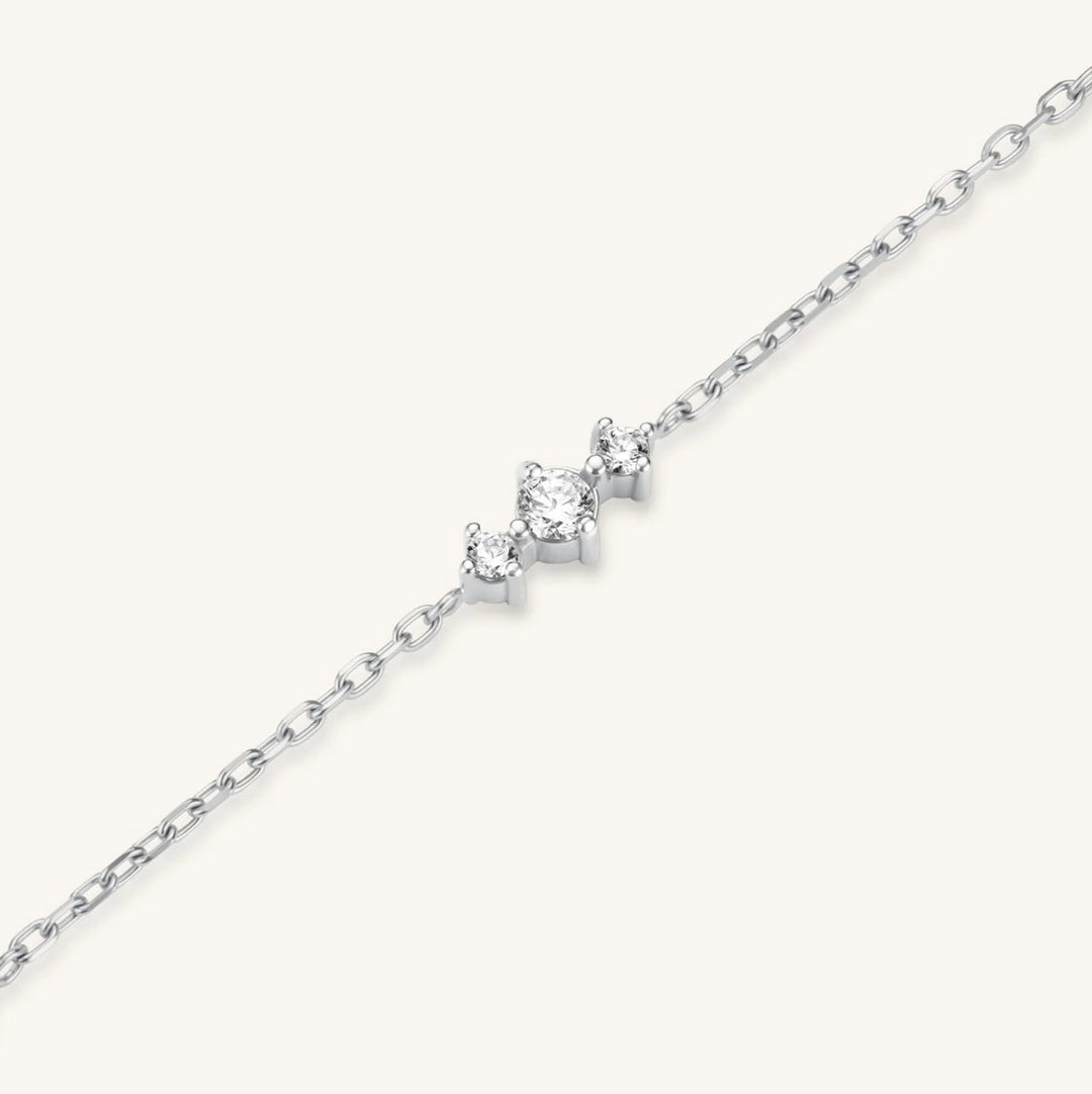 Rosefield Triple Crystals Halskette - JNTCS-J1016