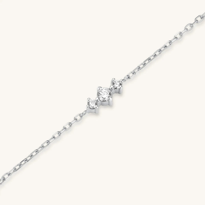 Rosefield Triple Crystals Halskette - JNTCS-J1016