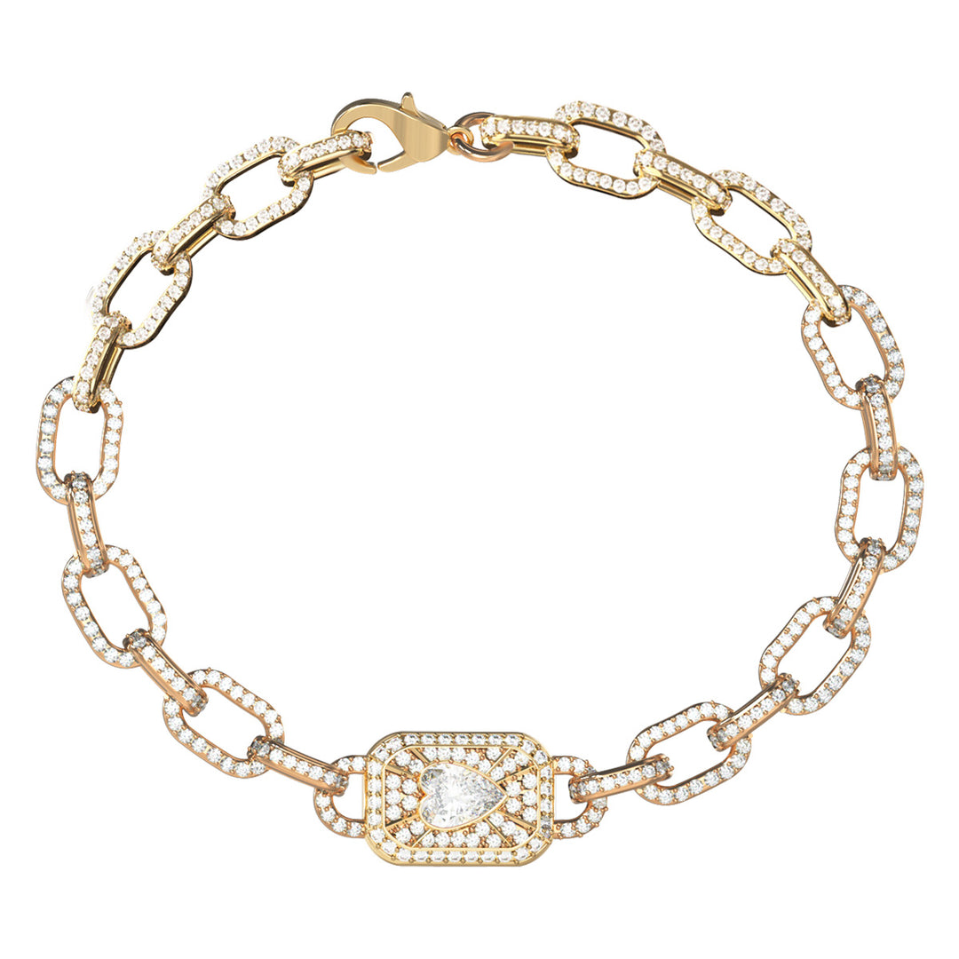 Guess Bracciale Crystal Love - JUBB06350JWYGL