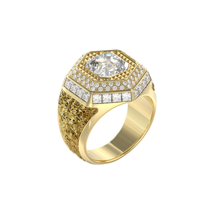 Guess Lion King Ring - JUMR06009JWAG