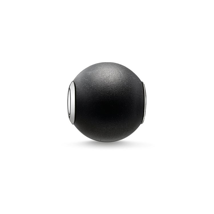 Thomas Sabo Bead Obsidian mattiert - K0001-023-11