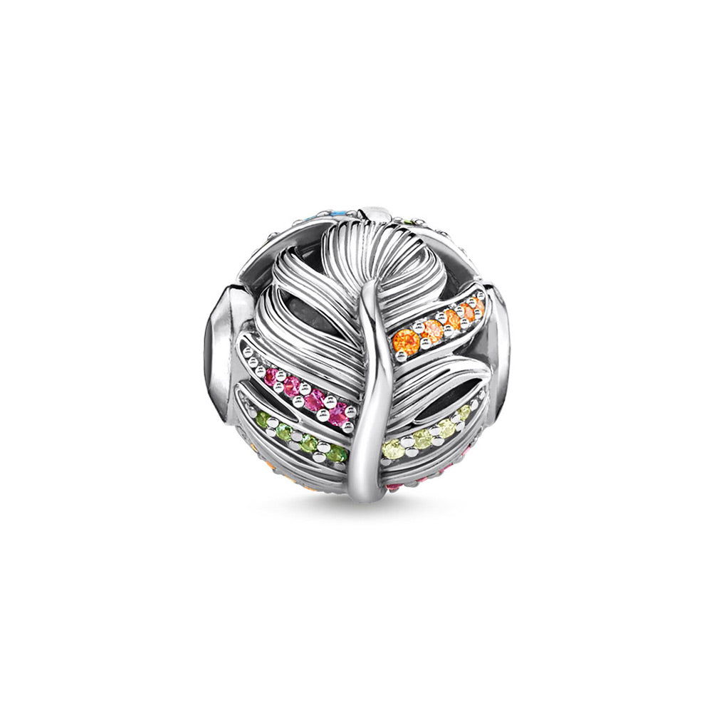 Thomas Sabo Bead Feder Silber - K0343-342-7