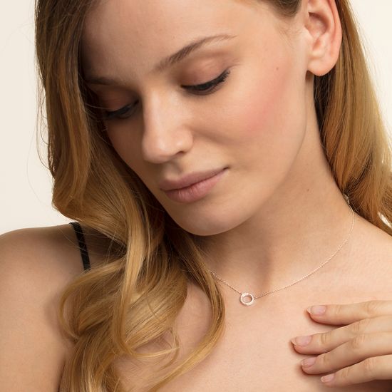Thomas Sabo Halskette Kreis Klein - KE1650-051-14-L45v