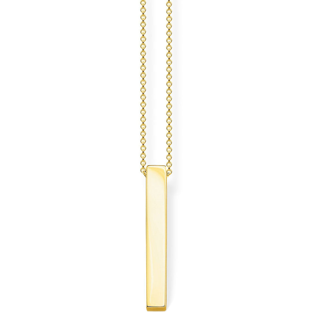 Thomas Sabo Halskette Golden Cuboid - KE1907-413-39-L45v