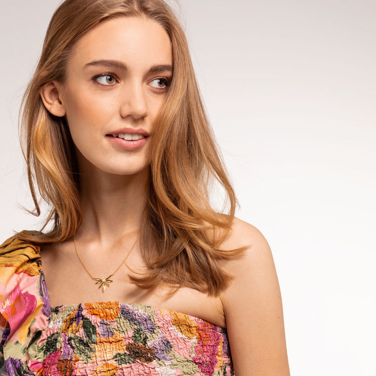 Thomas Sabo Kette Blätter Gold - KE1949-414-14-L45v