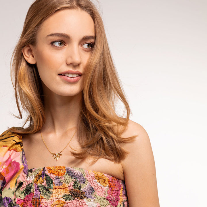 Thomas Sabo Kette Blätter Gold - KE1949-414-14-L45v