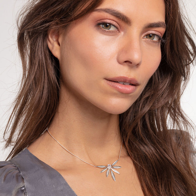 Thomas Sabo Kette Blätter Gross Silber - KE1950-051-14-L45v