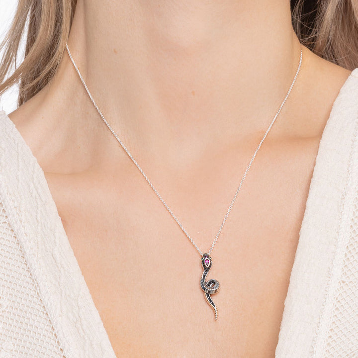Thomas Sabo Halskette Schlange Silber - KE1992-342-7-L45V