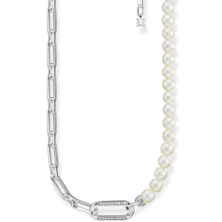 Thomas Sabo Halskette Glieder und Perlen Silber - KE2109-167-14-L45V