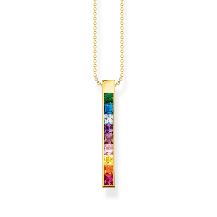 Thomas Sabo Halskette Bunte Steine Gold - KE2146-996-7-L45V
