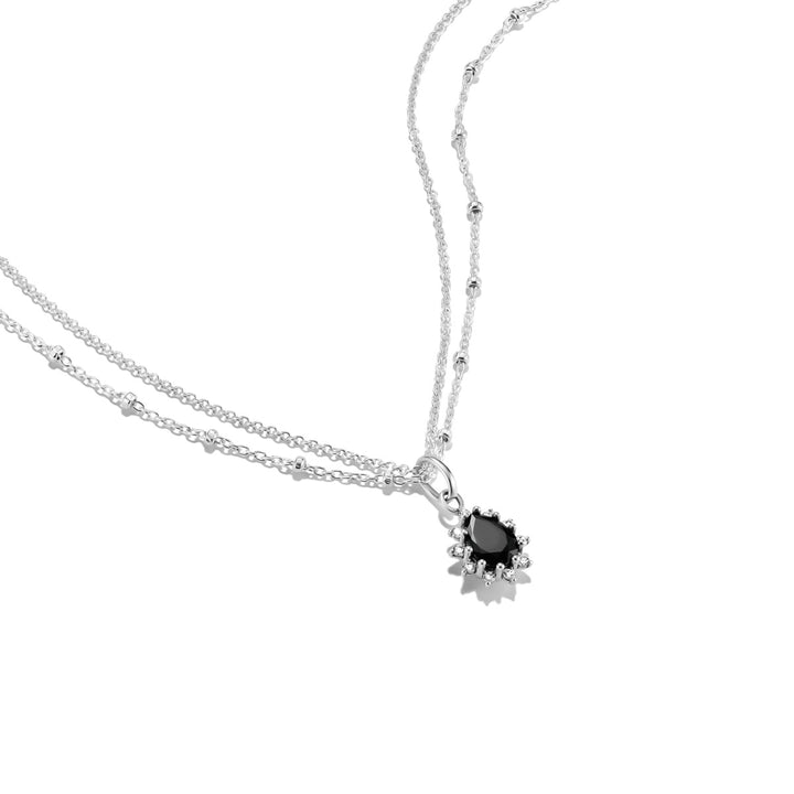 Thomas Sabo Halskette True Romance Schwarzer Stein Silber - KE2294-643-11-L45V