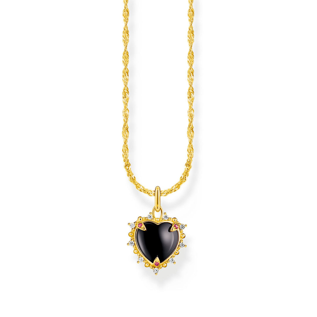 Thomas Sabo Halskette mit Anhänger Heart Romance vergoldet - KE2297-995-11-L45V