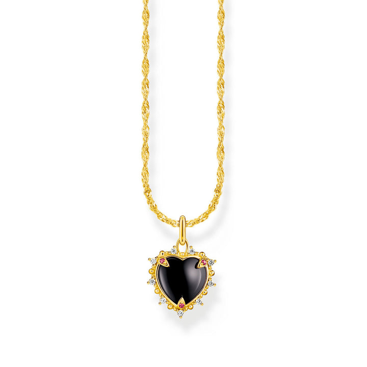 Thomas Sabo Halskette mit Anhänger Heart Romance vergoldet - KE2297-995-11-L45V