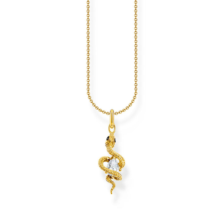 Thomas Sabo Halskette mit Schlangen Anhänger Tempting Romance vergoldet - KE2300-565-14-L45V