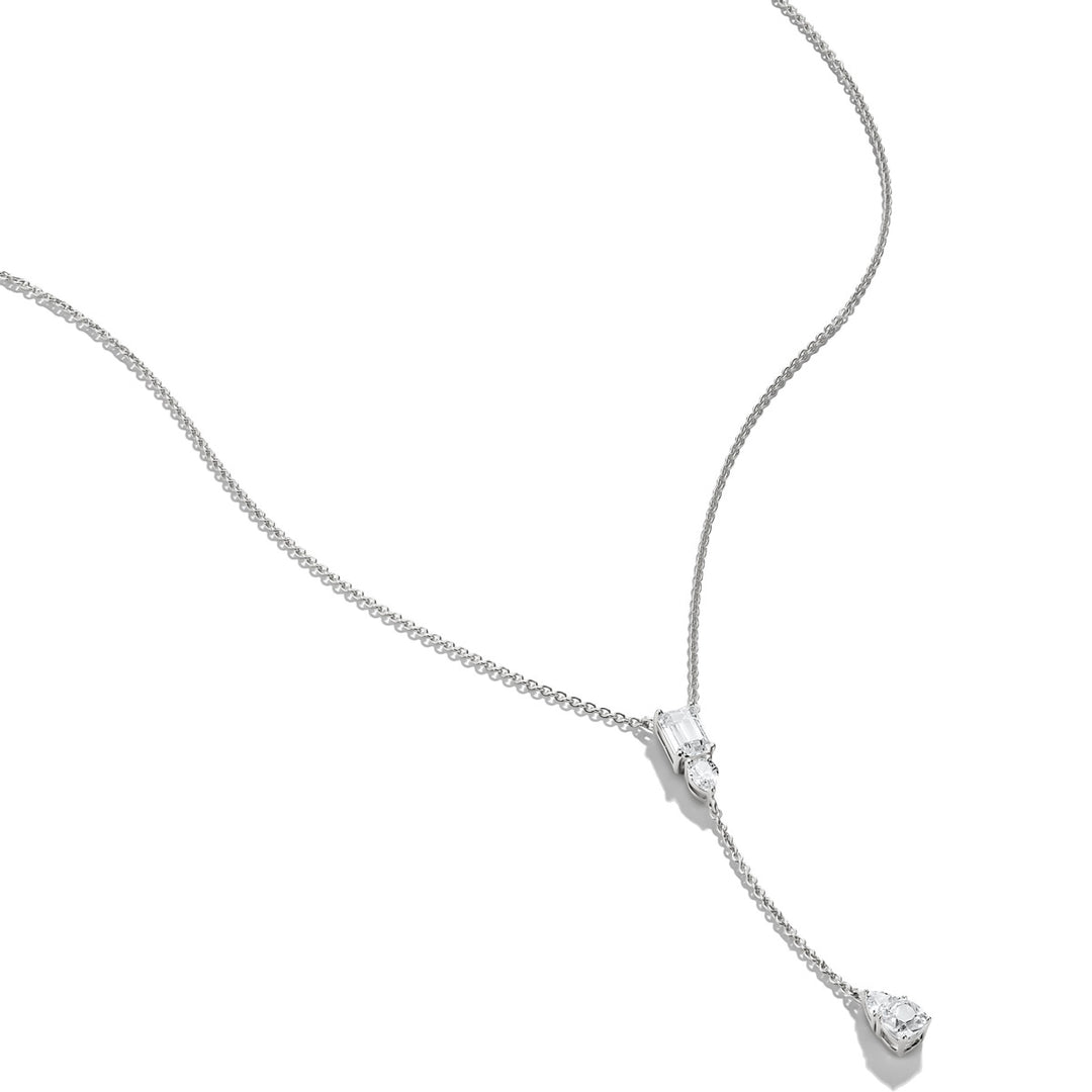 Thomas Sabo Halskette Y-Form mit weissen Zirkoniasteinen Bold Elegance Silber - KE2364-051-14-L50V