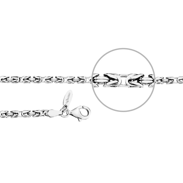 Der Kettenmacher Königsarmband Silber Diamantiert