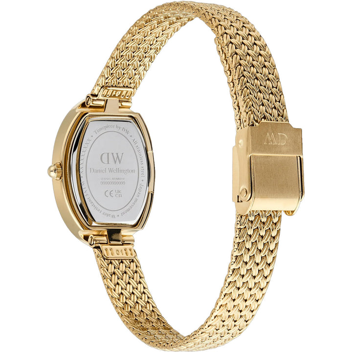 Daniel Wellington Juliette Braided Mesh White Sunray Gold - DW00100882