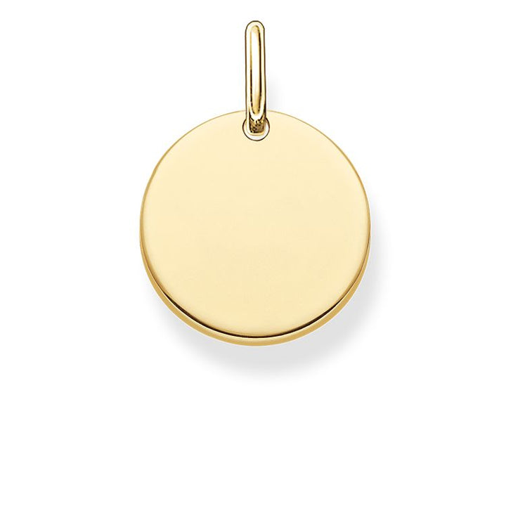 Thomas Sabo Anhänger Coin klein gold - LBPE0001-413-12