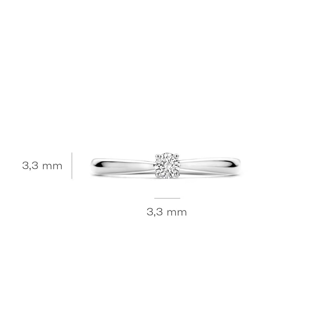 Blush Lab Diamonds Ring 14k Weissgold - LG1000W
