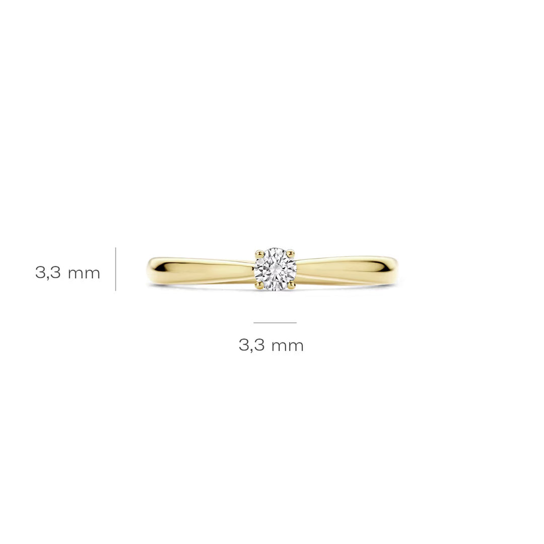Blush Lab Diamonds Ring 14k Gelbgold - LG1000Y