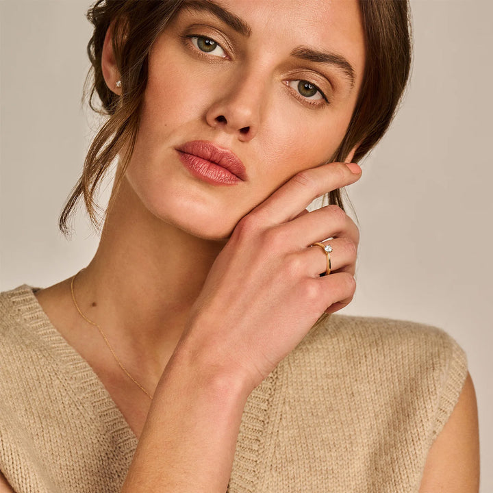 Blush Lab Diamonds Ring 14k Gelbgold - LG1002Y