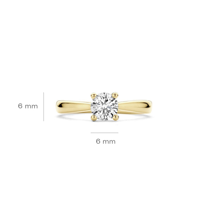 Blush Lab Diamonds Ring 14k Gelbgold - LG1004Y