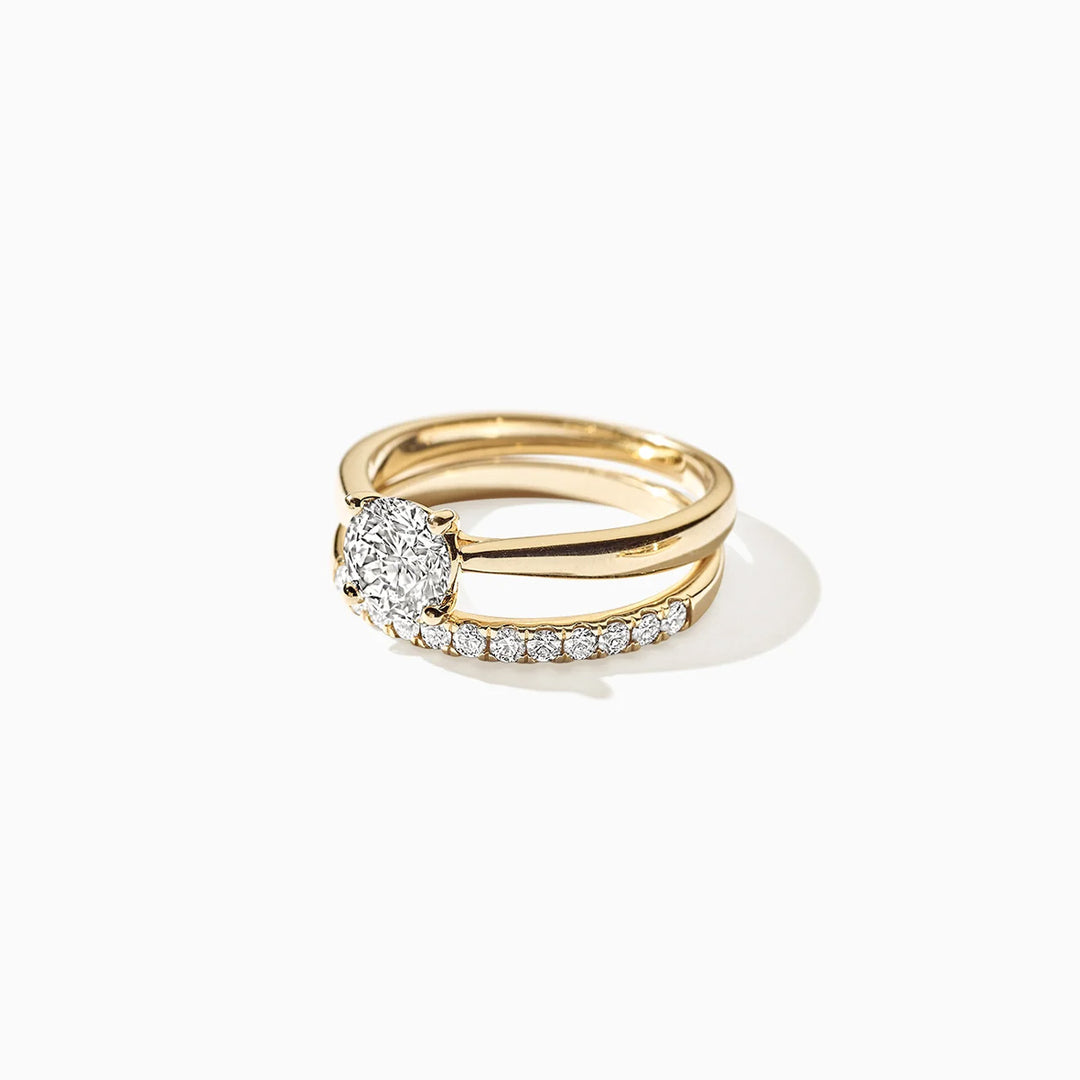 Blush Lab Diamonds Ring 14k Gelbgold - LG1004Y