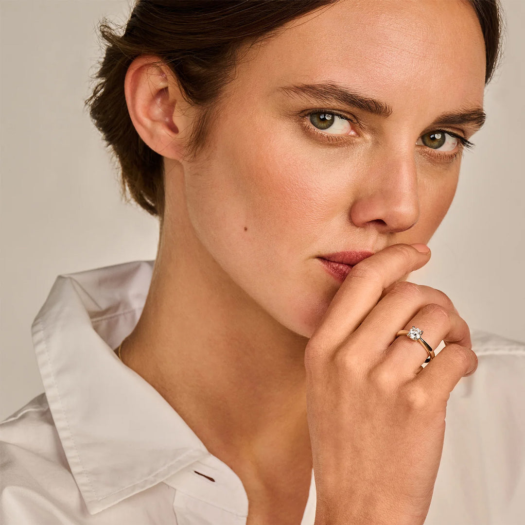 Blush Lab Diamonds Ring 14k Gelbgold - LG1004Y