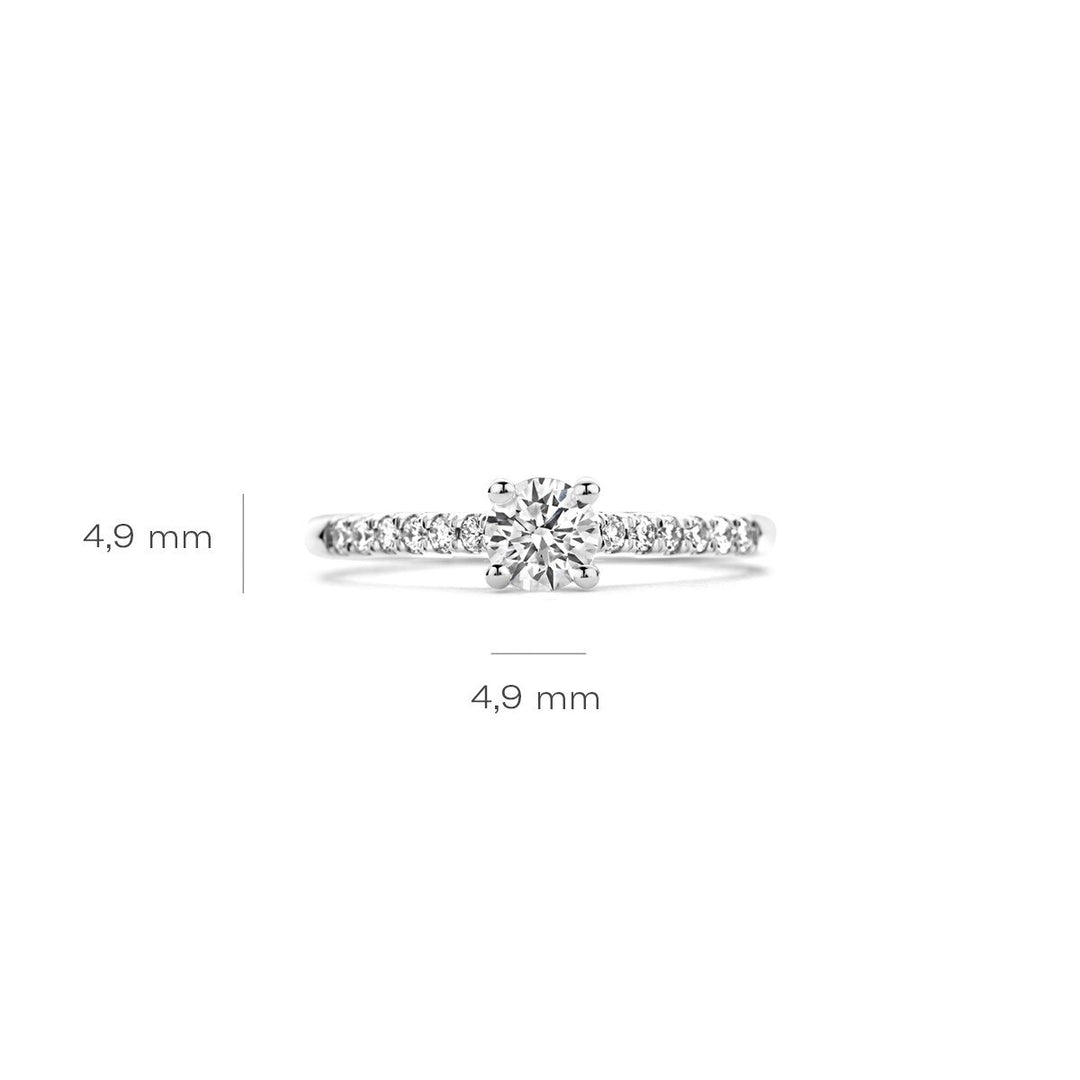 Blush Lab Diamonds Ring 14k Weissgold - LG1006W
