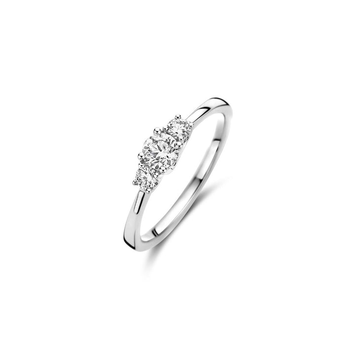 Blush Lab-Grown Diamond Ring 14k White Gold - LG1007W