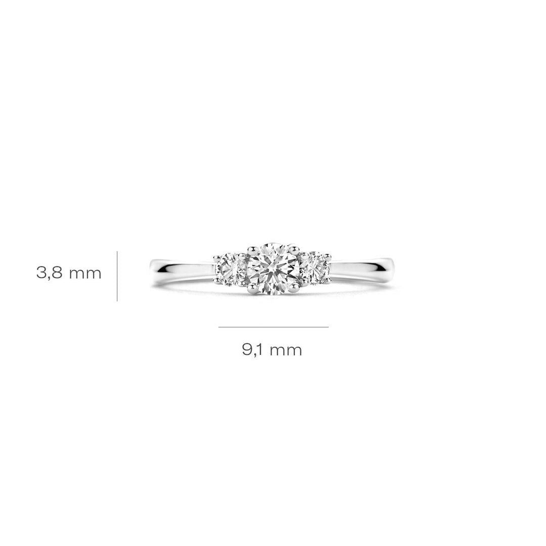 Blush Lab Diamonds Ring 14k Weissgold - LG1007W