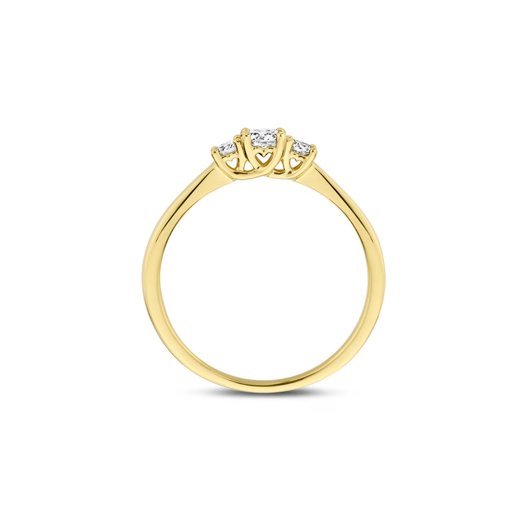 Blush Lab Diamonds Ring 14k Gelbgold - LG1007Y