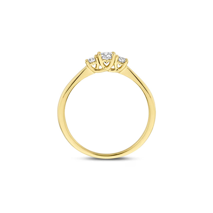 Blush Lab Diamonds Ring 14k Gelbgold - LG1007Y