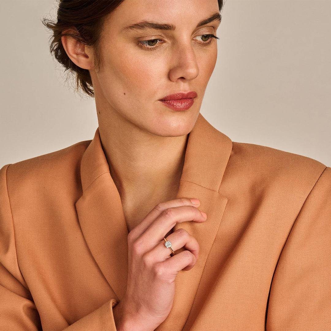 Blush Lab Diamonds Ring 14k Gelbgold - LG1009Y
