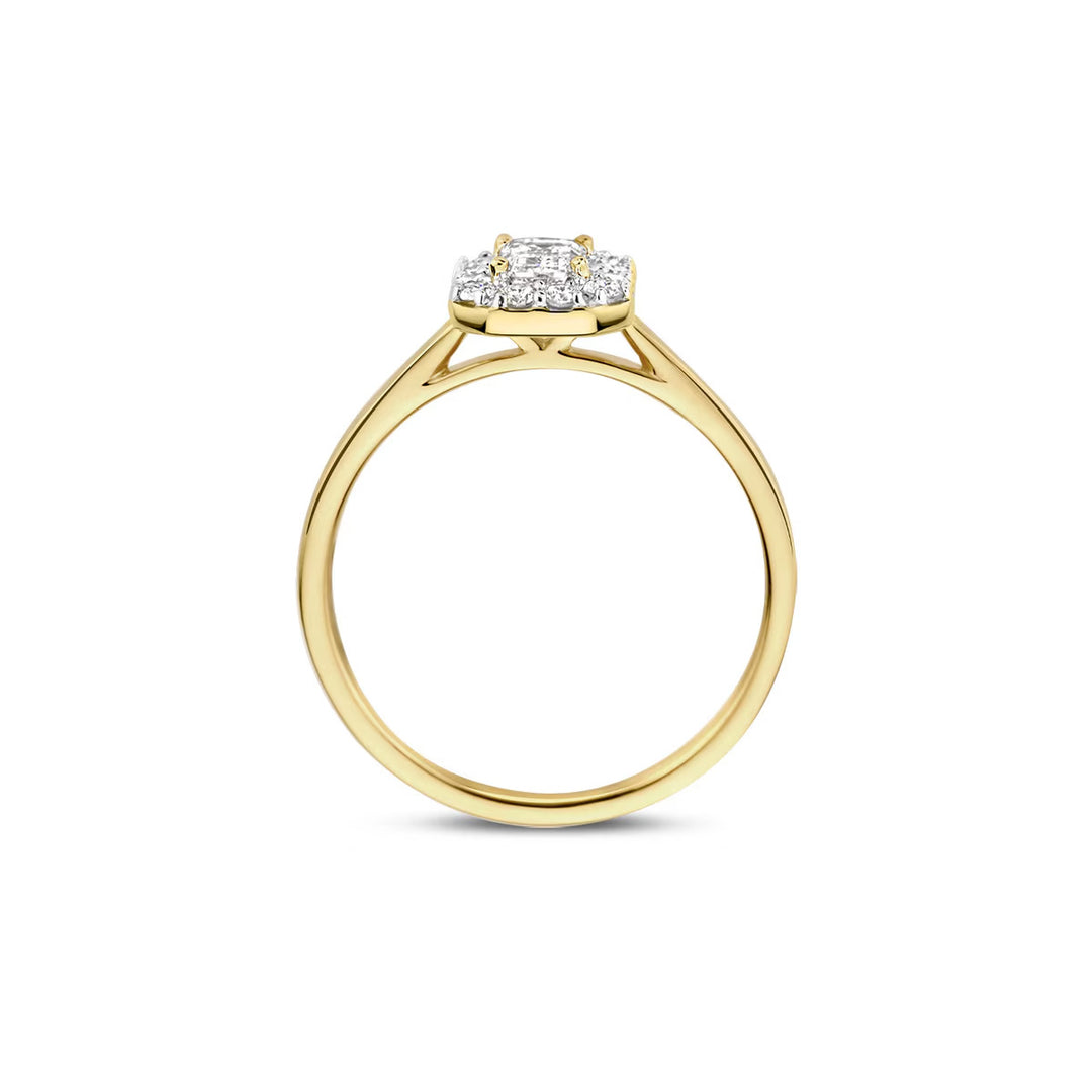 Blush Lab Diamonds Ring 14k Gelbgold - LG1011Y