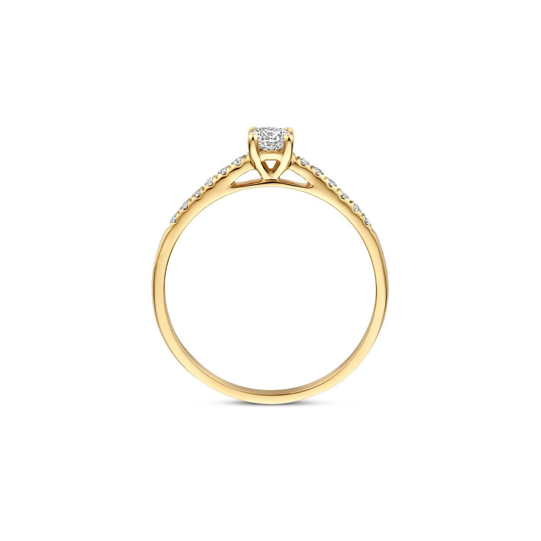 Blush Lab Diamonds Ring 14k Gelbgold - LG1017Y