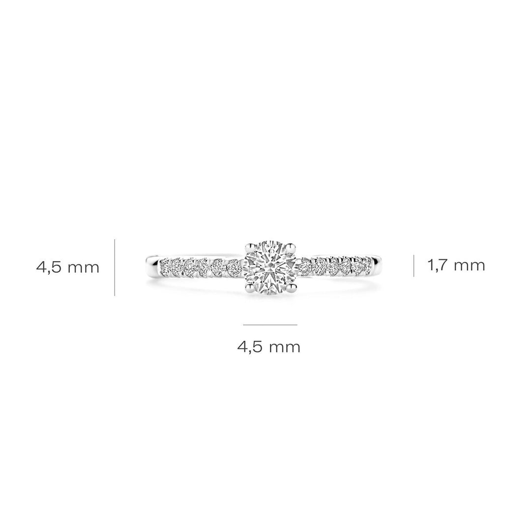 Blush Lab Diamonds Ring 14k Weissgold - LG1018W