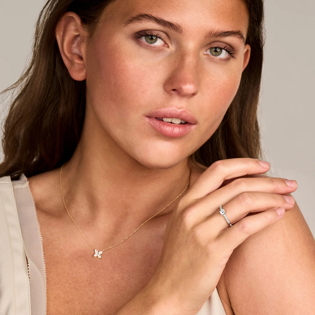 Blush Lab Diamonds Ring 14k Weissgold - LG1018W