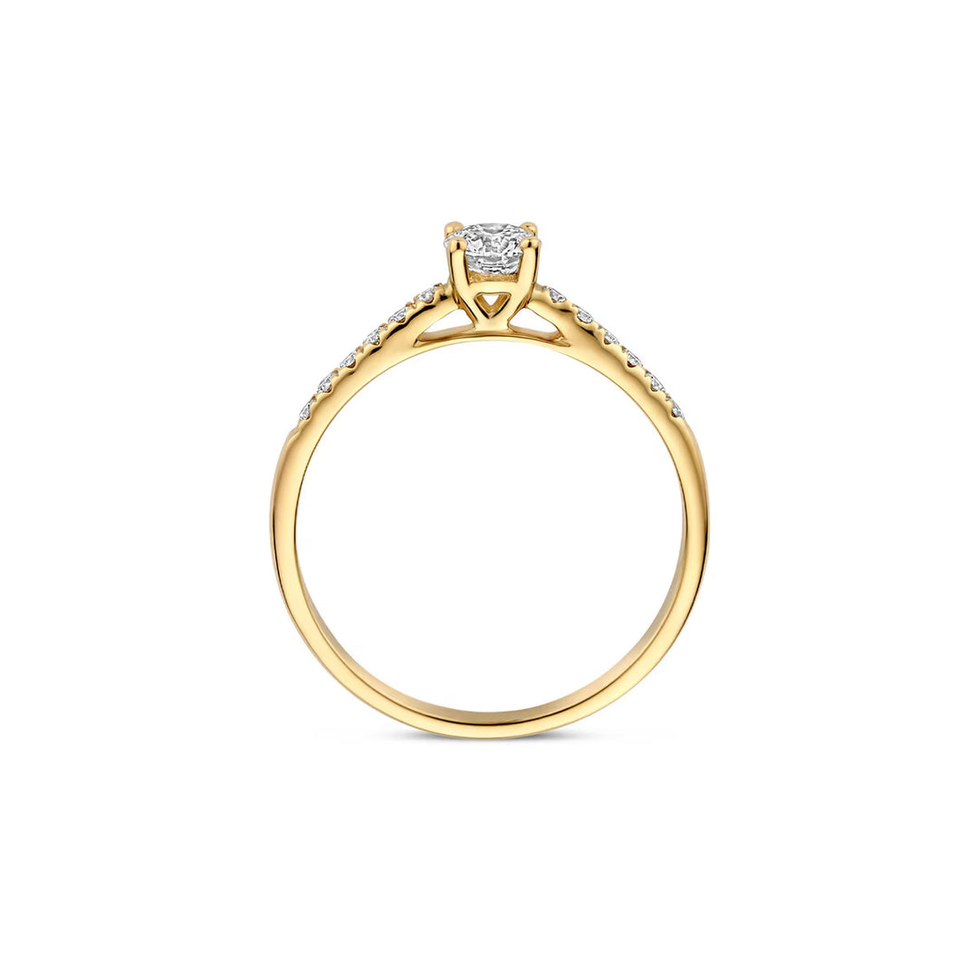 Blush Lab Diamonds Ring 14k Gelbgold - LG1018Y