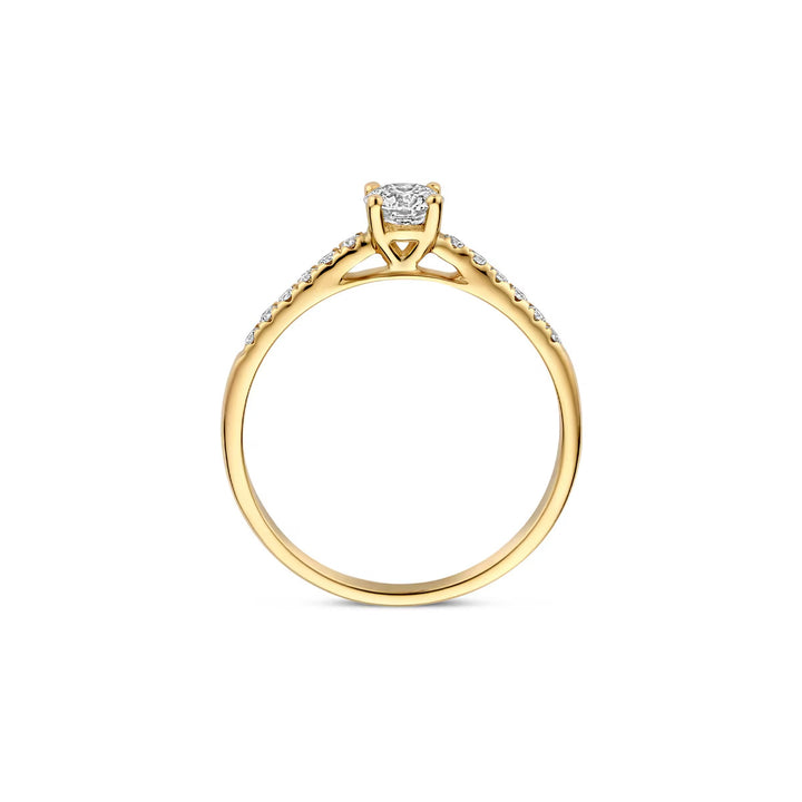 Blush Lab Diamonds Ring 14k Gelbgold - LG1018Y