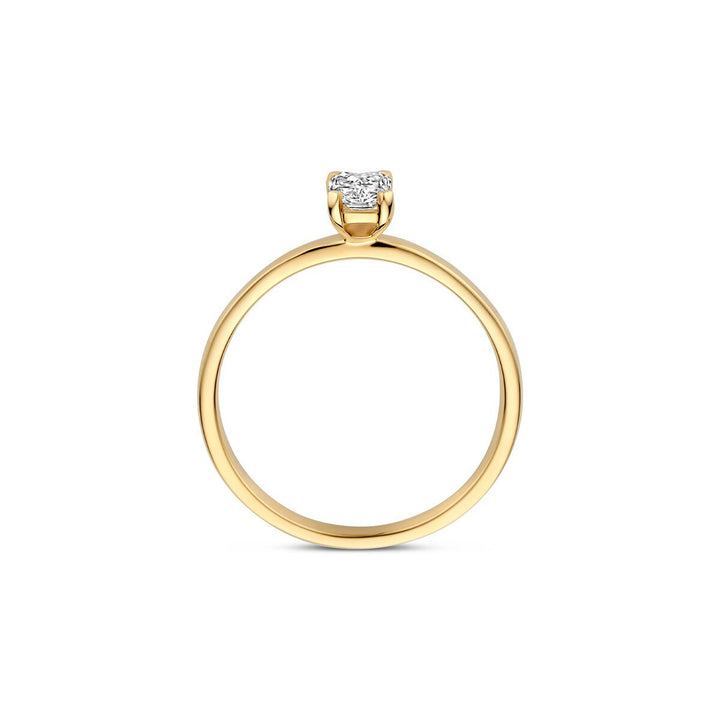 Blush Lab Diamonds Ring 14k Gelbgold - LG1020Y