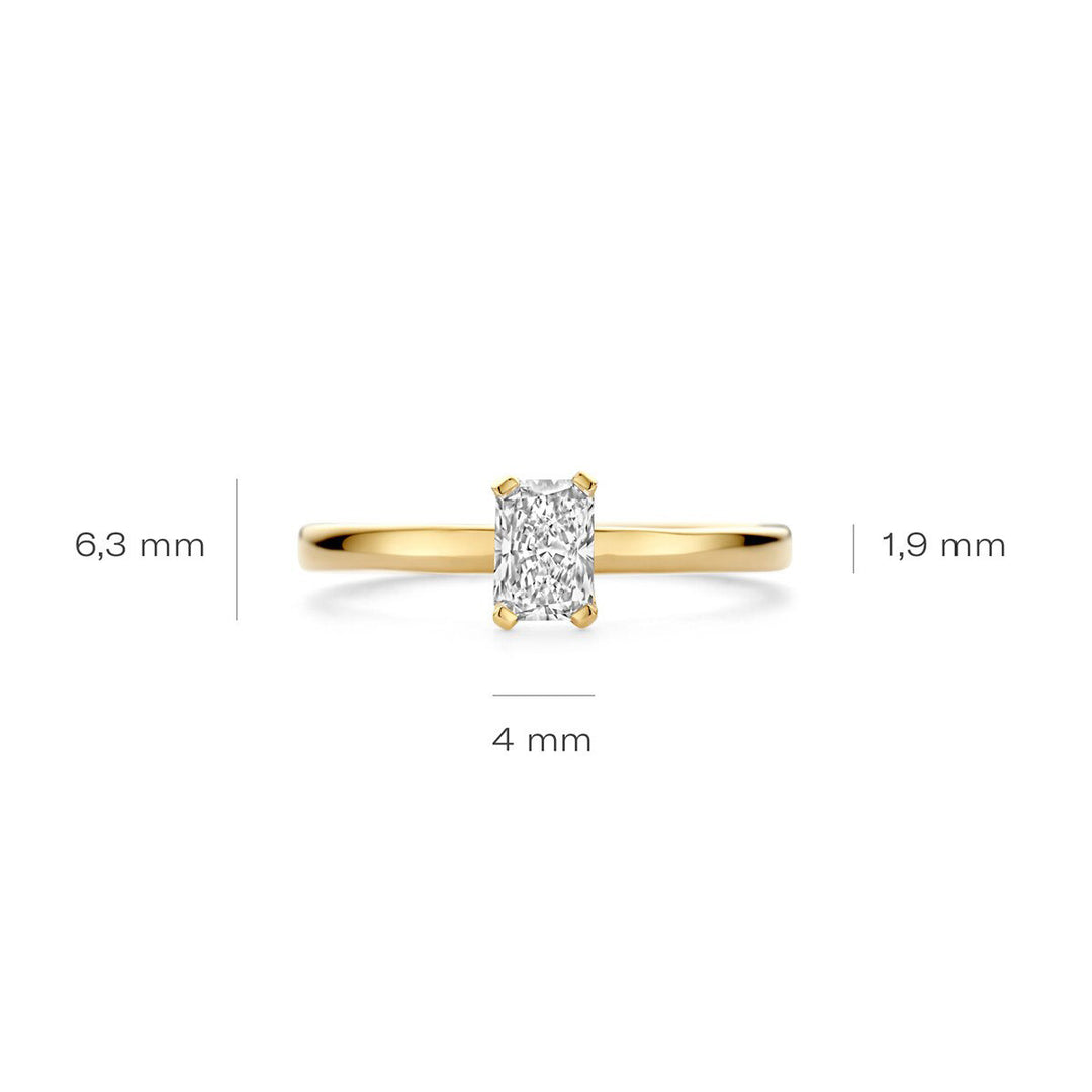 Blush Lab Diamonds Ring 14k Gelbgold - LG1020Y