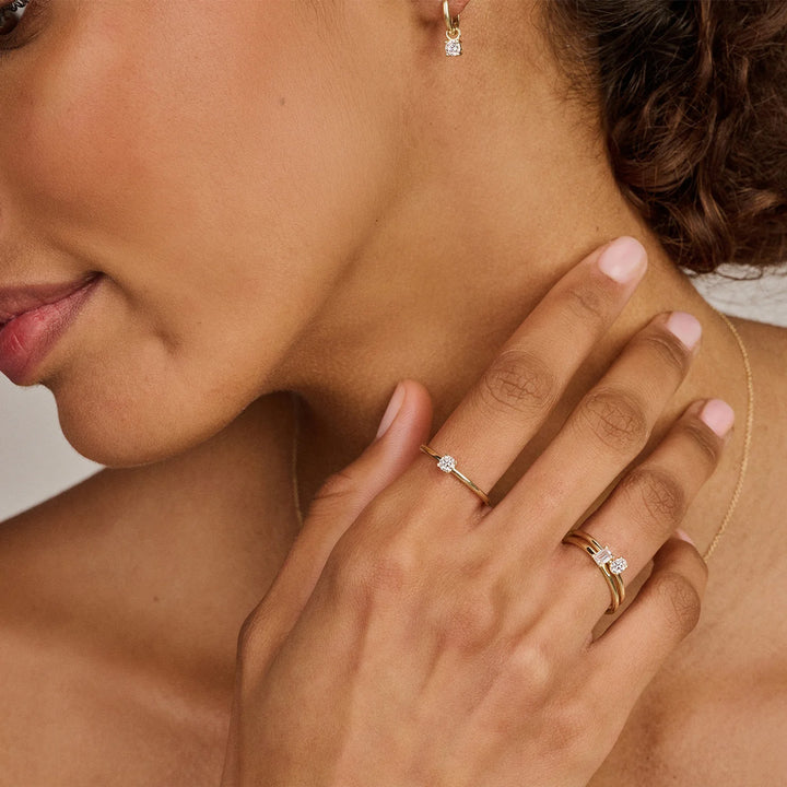 Blush Lab Diamonds Ring 14k Gelbgold - LG1029Y