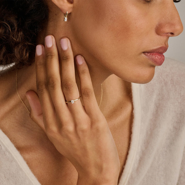 Blush Lab Diamonds Ring 14k Gelbgold - LG1029Y